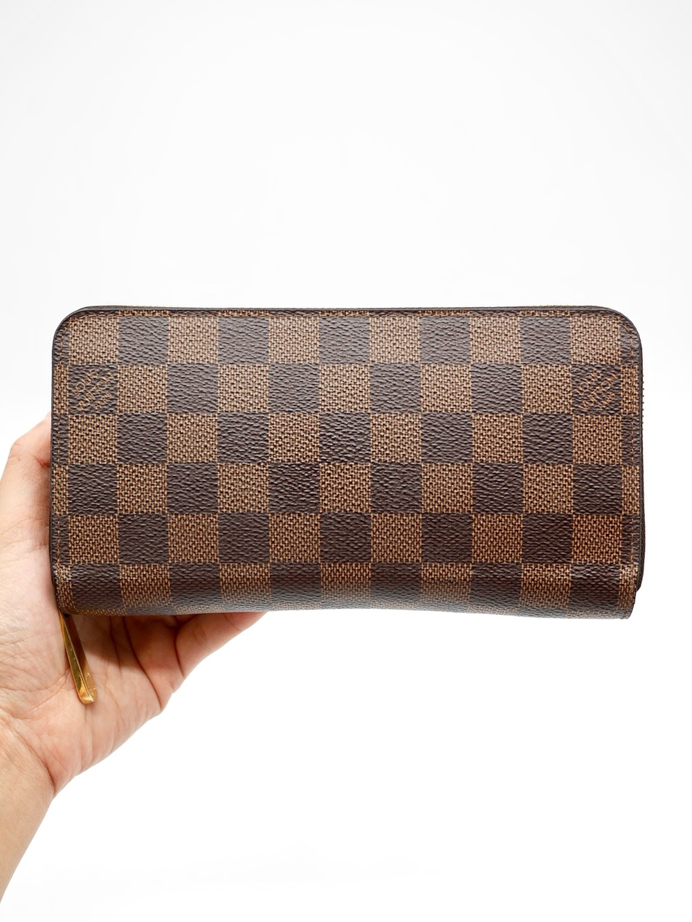 🍓LV Zippy Damier Ebene LM3189
